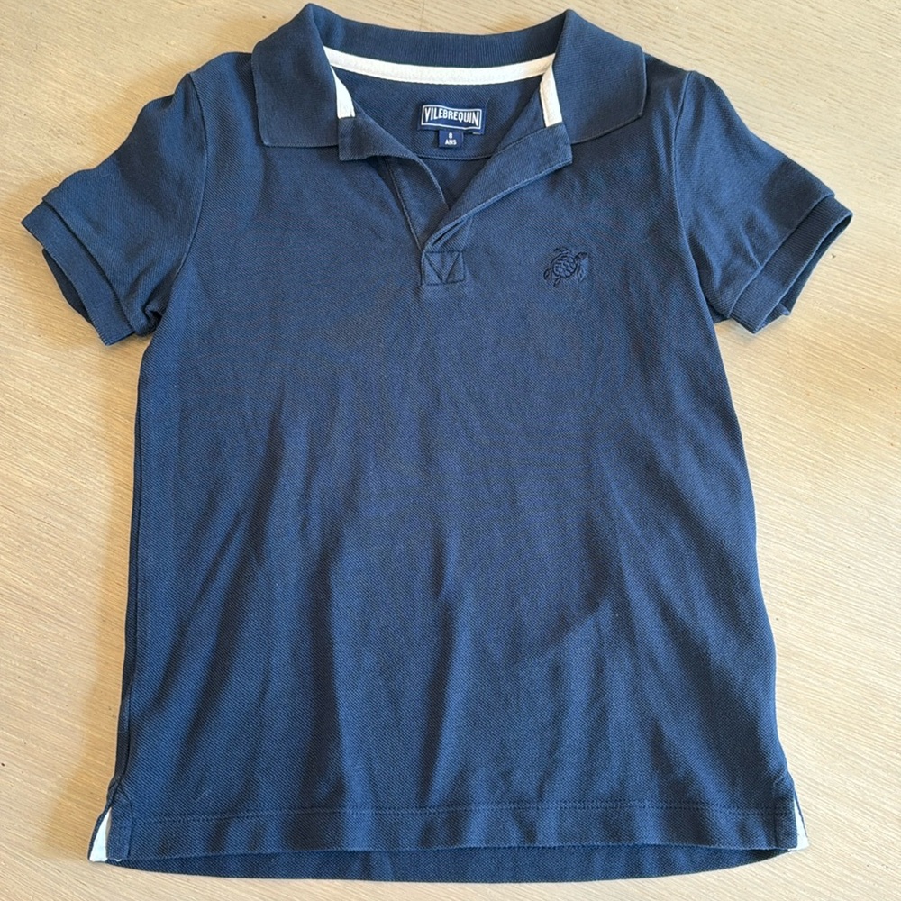 Vilberquin boys size 8 collard shirt